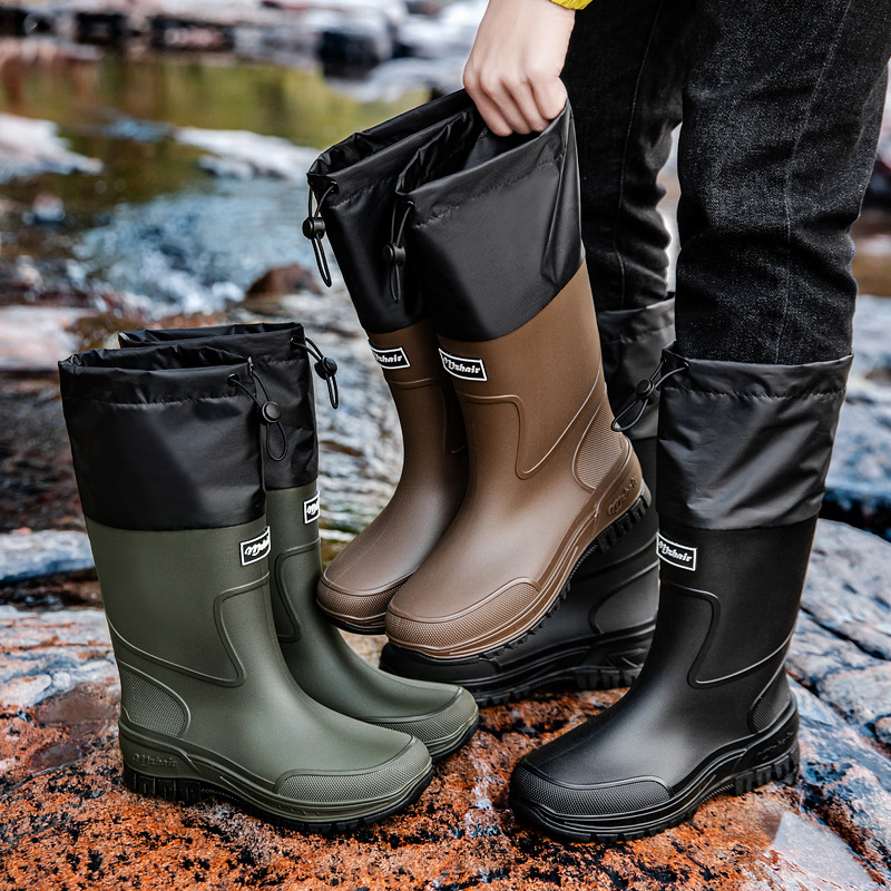 Fishing Waders - Botas de Lluvia Impermeables para Hombre,