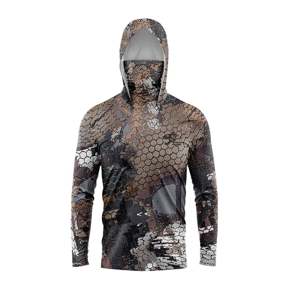 Fishing Mask Sun Protection - Camiseta de Pesca Huk New Gear,