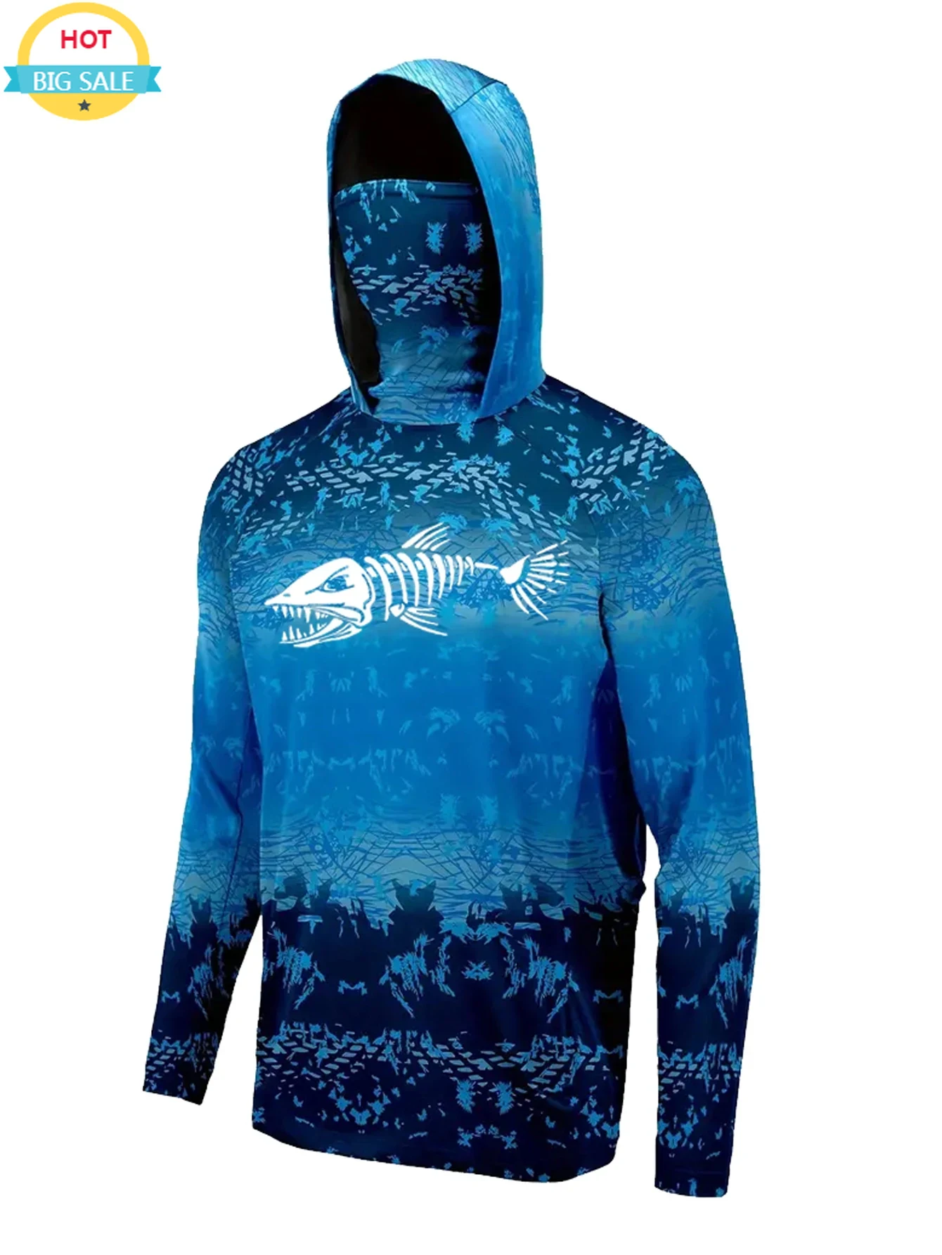 Ropa de Pesca con Capucha UPF  - Fishing Mask Sun Protection reseña y precio