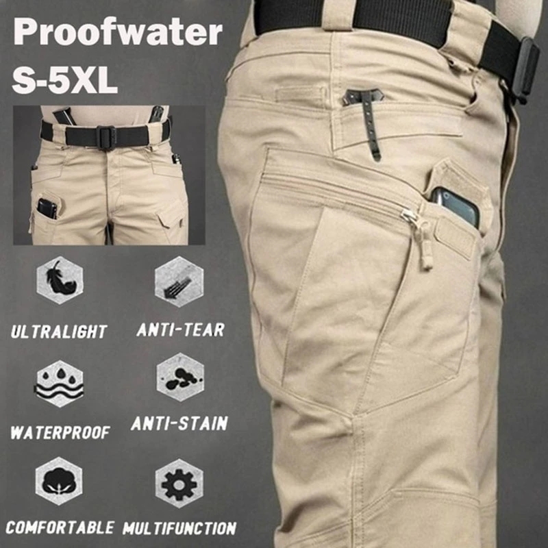 Pantalones Cargo tácticos para - Fishing Pants Waterproof reseña y precio